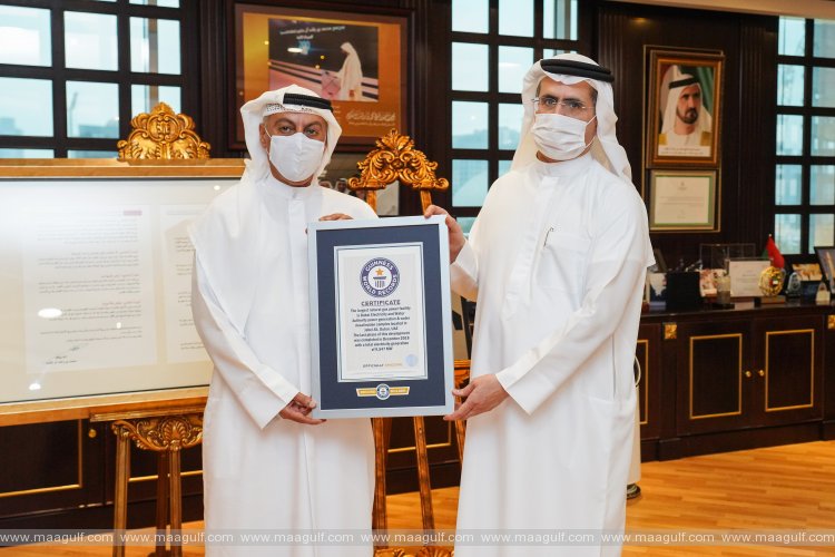 DEWA achieves Guinness World Records title of largest single-site natural gas power facility in the world